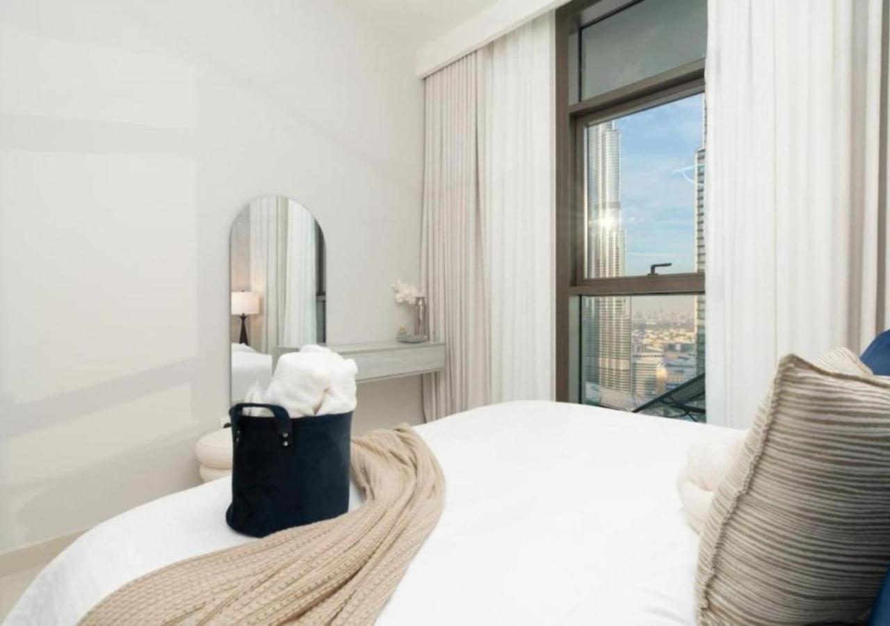 High-Floor 2 Bedroom Premium Apt And Burj Khalifa Views By Vibel Dubai Buitenkant foto